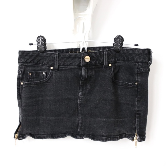 Guess Jeans Vintage Black Mini Skirt - Picture 1 of 5